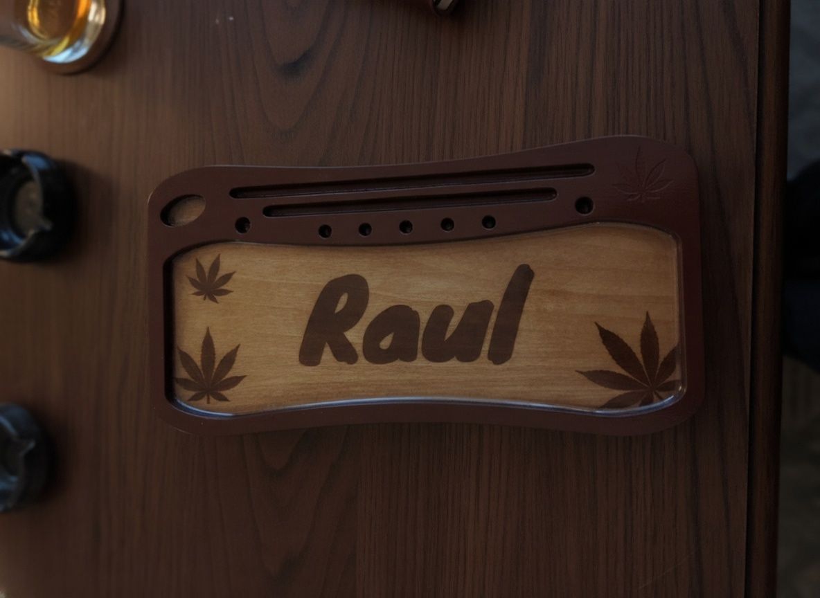 Custom Rolling Tray - Personalized Name